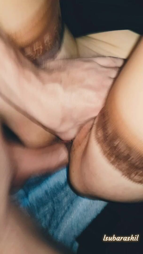 Cum on his ass